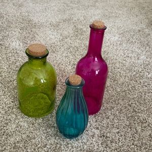 Small decor bottles